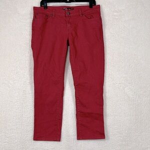 PrAna Kara Organic Cotton straight cropped capri Jeans sz 10/30